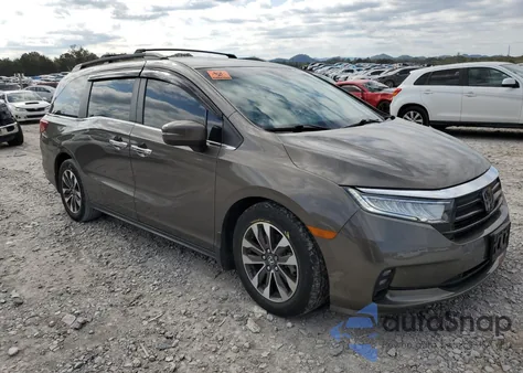 2022 Honda Odyssey Exl z USA, uszkodzony, nr VIN 5FNRL6H76NB052180